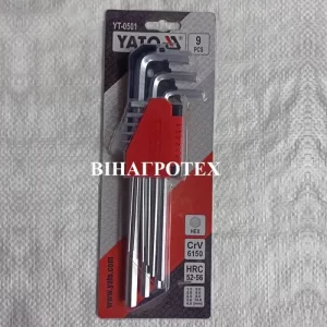 Набір ключів YT-0501 під шестигранник YATO